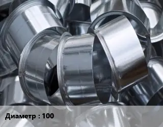 Врезка круглая 100 оцинкованная сталь